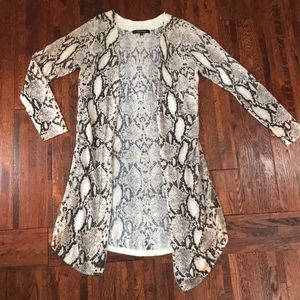 Olivaceous Python 🐍 print long cardigan